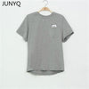 2017 Summer T-shirt Women Casual Lady Top Tees Cotton Tshirt Female Brand Clothing T Shirt Printed Pocket Cat Top Cute Tee S-4XL