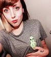 2017 Summer T-shirt Women Casual Lady Top Tees Cotton Tshirt Female Brand Clothing T Shirt Printed Pocket Cat Top Cute Tee S-4XL