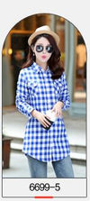 Women Velvet Thick Warm Plaid Shirt Female Full Tops Winter Long Checkered Blouse Blusas Femininas Chemise Femme M-XXL HS1589