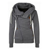 2017 Casual Sudaderas Mujer Women Hoody Autumn Winter Women Zipper Hoodies Thick Thicken hoody Women Sweatshirt Hoodies 60503