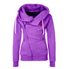 2017 Casual Sudaderas Mujer Women Hoody Autumn Winter Women Zipper Hoodies Thick Thicken hoody Women Sweatshirt Hoodies 60503