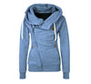 2017 Casual Sudaderas Mujer Women Hoody Autumn Winter Women Zipper Hoodies Thick Thicken hoody Women Sweatshirt Hoodies 60503
