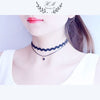 Free shipping! Fashion black collar neck chain sexy round clavicle wild temperament choker necklace Cowboy accessories jewlery
