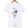 THE COOLMIND Top quality Cotton cut pug print women T shirt casual o-neck women T-shirt 2017 new design woman tee shirts