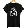 THE COOLMIND Top quality Cotton cut pug print women T shirt casual o-neck women T-shirt 2017 new design woman tee shirts