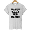 THE COOLMIND Top quality Cotton cut pug print women T shirt casual o-neck women T-shirt 2017 new design woman tee shirts
