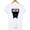 THE COOLMIND 2017 100% Cotton Meow Print Women T shirt Cat T-Shirt Casual Funny Shirt For Lady Top Tee Hipster