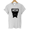 THE COOLMIND 2017 100% Cotton Meow Print Women T shirt Cat T-Shirt Casual Funny Shirt For Lady Top Tee Hipster
