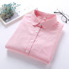 Women Blouse 2017 New Casual Long Sleeved Cotton Oxford  Candy Colors Shirt Woman Office Shirts Excellent Quality Blusas Lady
