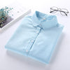 Women Blouse 2017 New Casual Long Sleeved Cotton Oxford  Candy Colors Shirt Woman Office Shirts Excellent Quality Blusas Lady