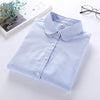 Women Blouse 2017 New Casual Long Sleeved Cotton Oxford  Candy Colors Shirt Woman Office Shirts Excellent Quality Blusas Lady