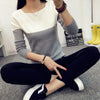 2017 Sweater Women Fashionable Sweater High Elastic Knitted Split Women Sweaters Pullovers Female Tricot Jumper Femme SW542