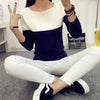 2017 Sweater Women Fashionable Sweater High Elastic Knitted Split Women Sweaters Pullovers Female Tricot Jumper Femme SW542