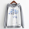 MITTELMEER 2018 Autumn winter Harajuku printed Hooded Sweatshirt printing cartoon Unicorn owl cat Hoodies girls women Christmas
