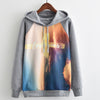 MITTELMEER 2018 Autumn winter Harajuku printed Hooded Sweatshirt printing cartoon Unicorn owl cat Hoodies girls women Christmas