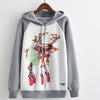 MITTELMEER 2018 Autumn winter Harajuku printed Hooded Sweatshirt printing cartoon Unicorn owl cat Hoodies girls women Christmas