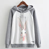 MITTELMEER 2018 Autumn winter Harajuku printed Hooded Sweatshirt printing cartoon Unicorn owl cat Hoodies girls women Christmas