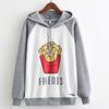 MITTELMEER 2018 Autumn winter Harajuku printed Hooded Sweatshirt printing cartoon Unicorn owl cat Hoodies girls women Christmas