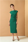 Deviz Queen Elegant Office Dresses Brand 2017 New O-Neck Design Women's Casual Slim Wiggle Pencil Sheath Bodycon Woman Dress