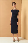Deviz Queen Elegant Office Dresses Brand 2017 New O-Neck Design Women's Casual Slim Wiggle Pencil Sheath Bodycon Woman Dress