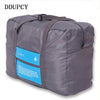 DDUP Fashion WaterProof Travel Bag Large Capacity Bag Women nylon Folding Bag Unisex Luggage Travel Handbags Free Shipping
