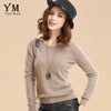 YuooMuoo High Quality Cashmere Sweater Women Winter Pullover Solid Knitted Sweater Top for Women Autumn Female Oversized Sweater