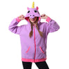 New Novelty Women Hoodies Fashion Cartoon unicorn Sweatshirts Tracksuits Women gardigan hoodies Girl Winter cute Hooded Jacket