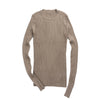 Women Sweater Pullover Basic Rib Knitted Cotton Tops Solid Crew Neck Essential Jumper Long Sleeve Sweaters Autumn Winter 2017
