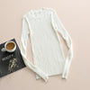 Women Sweater Pullover Basic Rib Knitted Cotton Tops Solid Crew Neck Essential Jumper Long Sleeve Sweaters Autumn Winter 2017